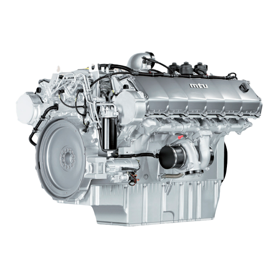 Дизельный двигатель MTU 8V 1600 G70F